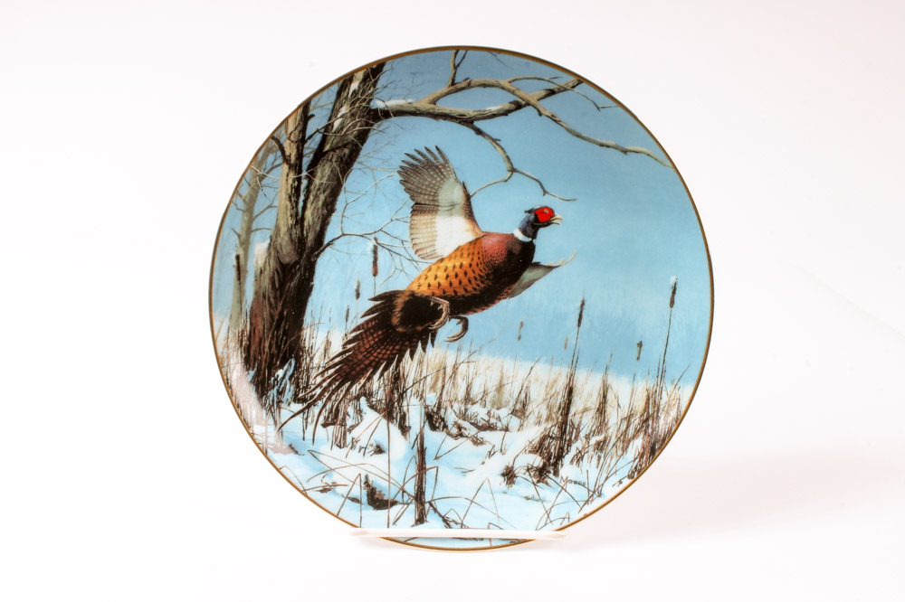 David Maass Danbury Mint Plate Collection "The Game Birds"
