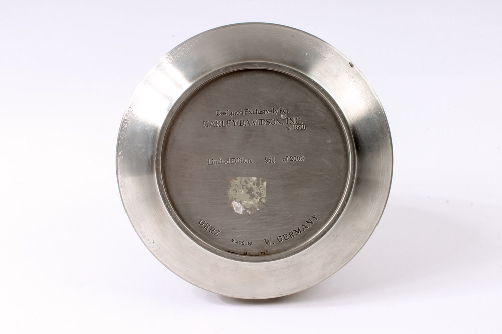 "Wartime Wheels" Pewter Harley-Davidson Decanter by GERZ