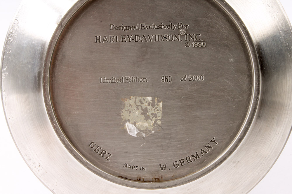 "Wartime Wheels" Pewter Harley-Davidson Decanter by GERZ