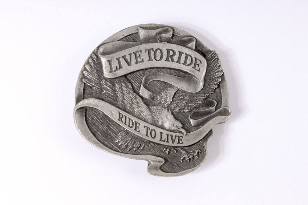 Wooden Harley-Davidson Box with Memorabilia