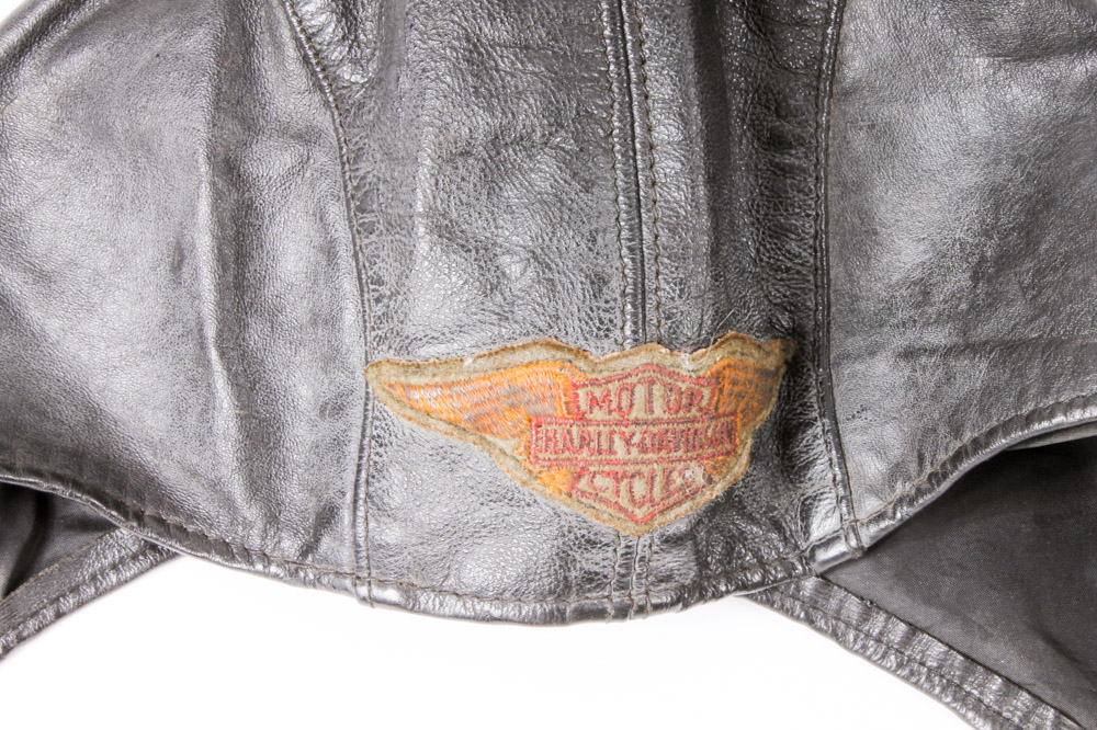 Wooden Harley-Davidson Box with Memorabilia