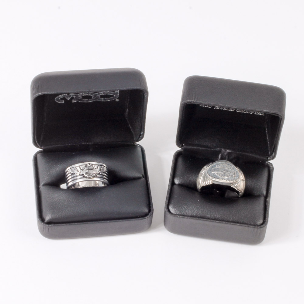 Sterling Silver Harley-Davidson Rings