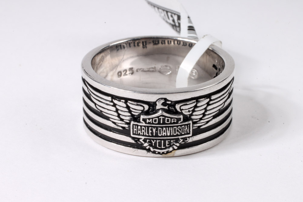 Sterling Silver Harley-Davidson Rings