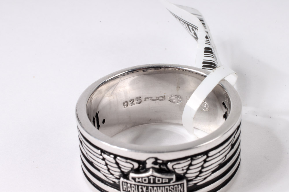 Sterling Silver Harley-Davidson Rings