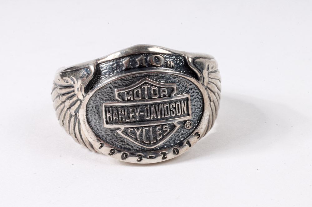 Sterling Silver Harley-Davidson Rings