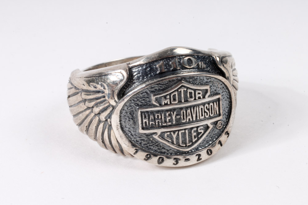 Sterling Silver Harley-Davidson Rings
