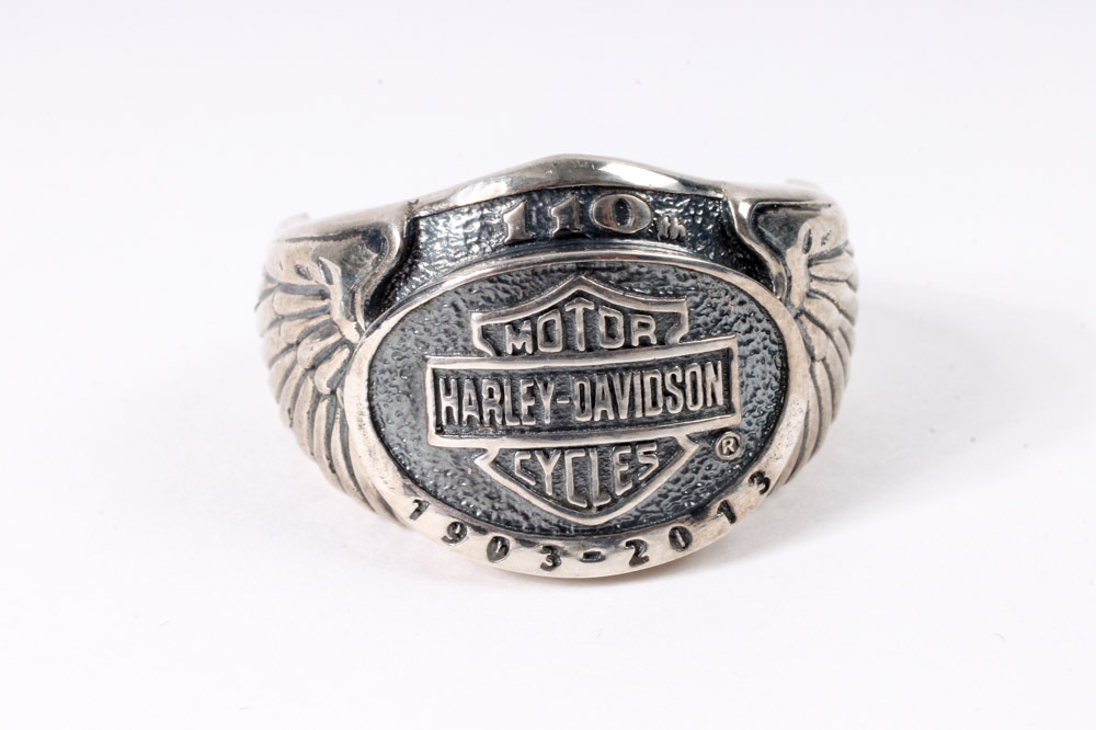 Sterling Silver Harley-Davidson Rings