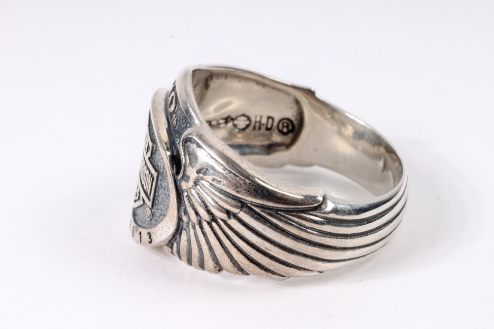Sterling Silver Harley-Davidson Rings