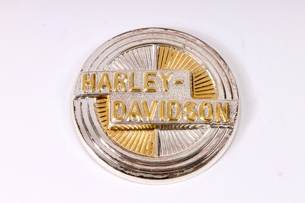 Sterling Silver Harley-Davidson Insignias by Franklin Mint