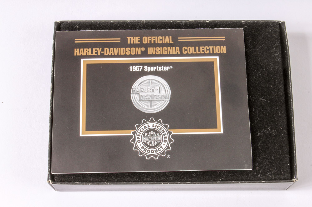 Sterling Silver Harley-Davidson Insignias by Franklin Mint
