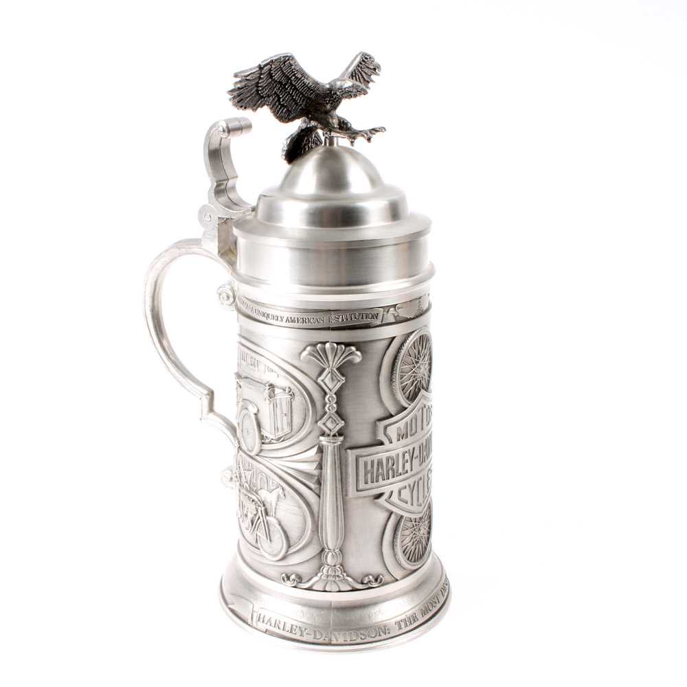 Harley-Davidson Pewter Stein by GERZ "The Most Desirable Motorcycle"