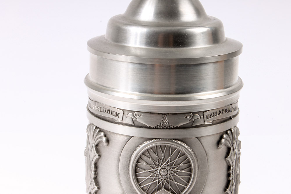 Harley-Davidson Pewter Stein by GERZ "The Most Desirable Motorcycle"