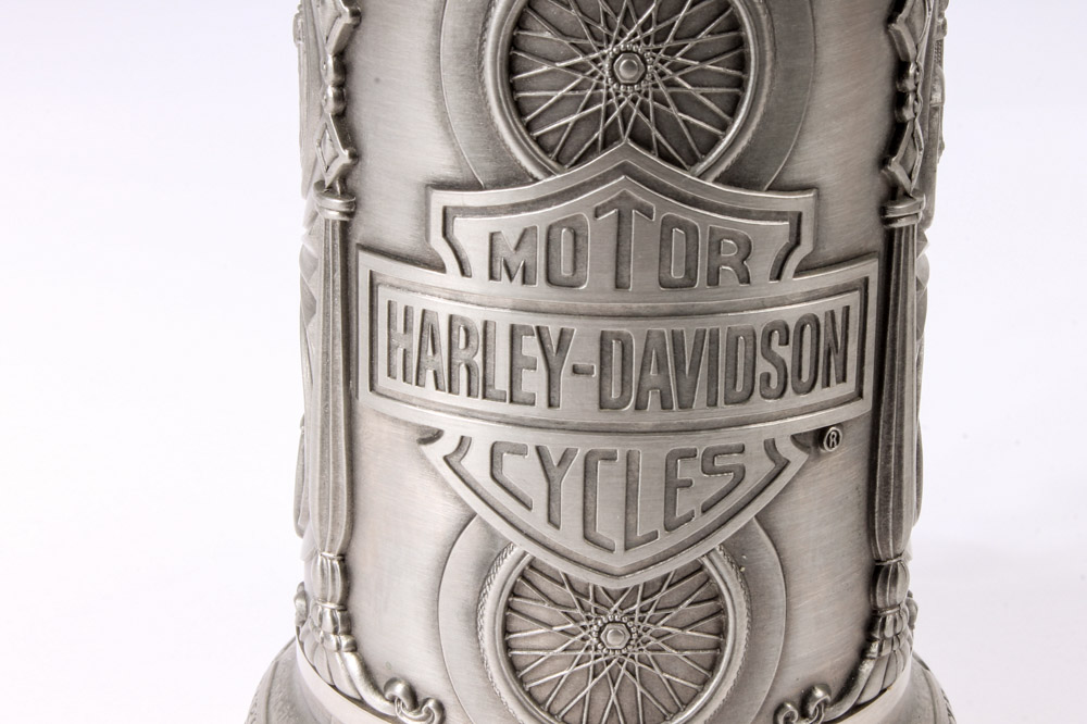 Harley-Davidson Pewter Stein by GERZ "The Most Desirable Motorcycle"