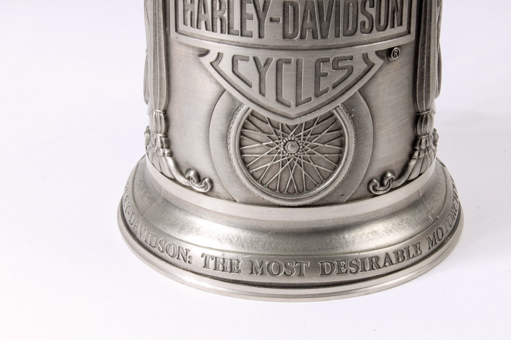 Harley-Davidson Pewter Stein by GERZ "The Most Desirable Motorcycle"
