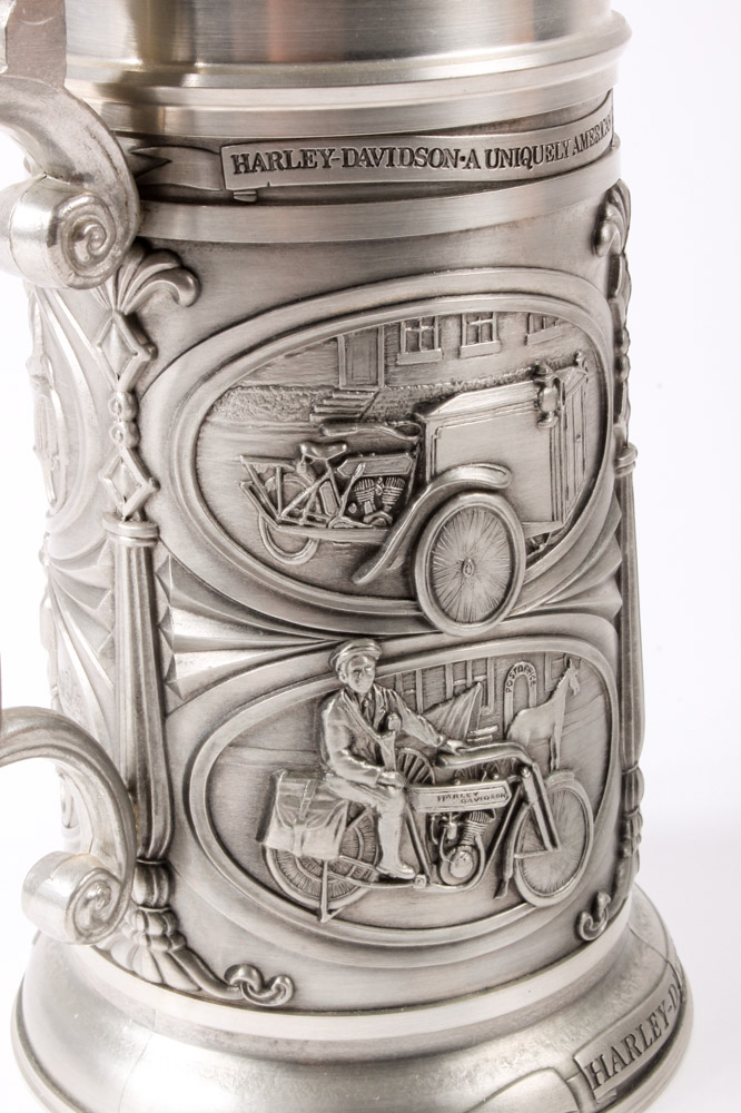 Harley-Davidson Pewter Stein by GERZ "The Most Desirable Motorcycle"