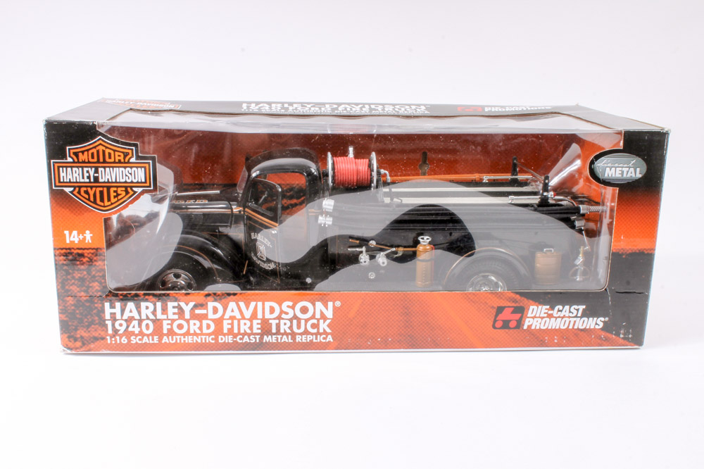 Harley-Davidson Die-Cast Ford Fire Truck Model