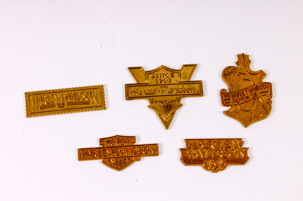 Harley-Davidson Pins and Commemorative Tokens