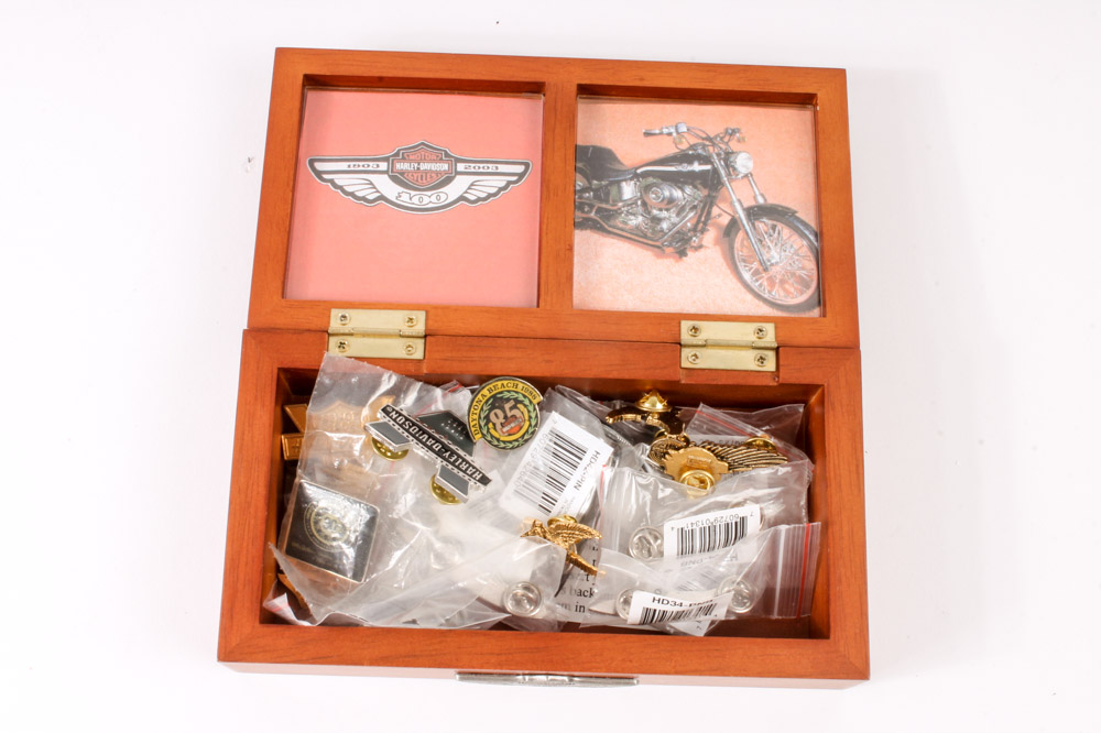 Harley-Davidson Pins and Commemorative Tokens