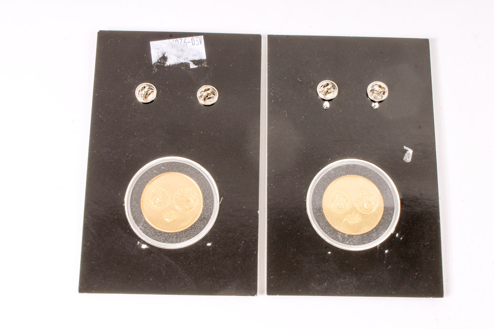 Harley-Davidson Pins and Commemorative Tokens