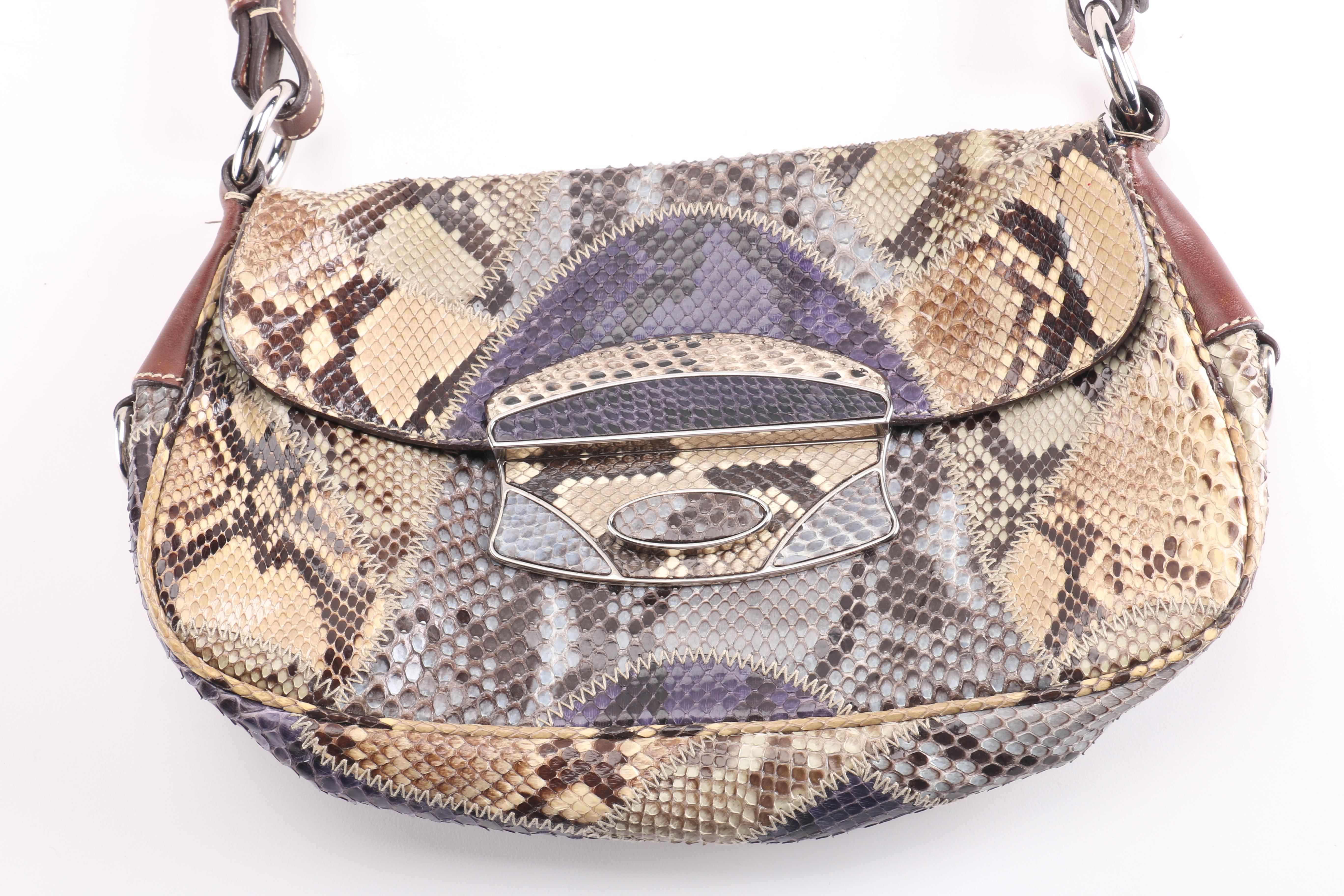 Prada Python Patch Pitone Bag