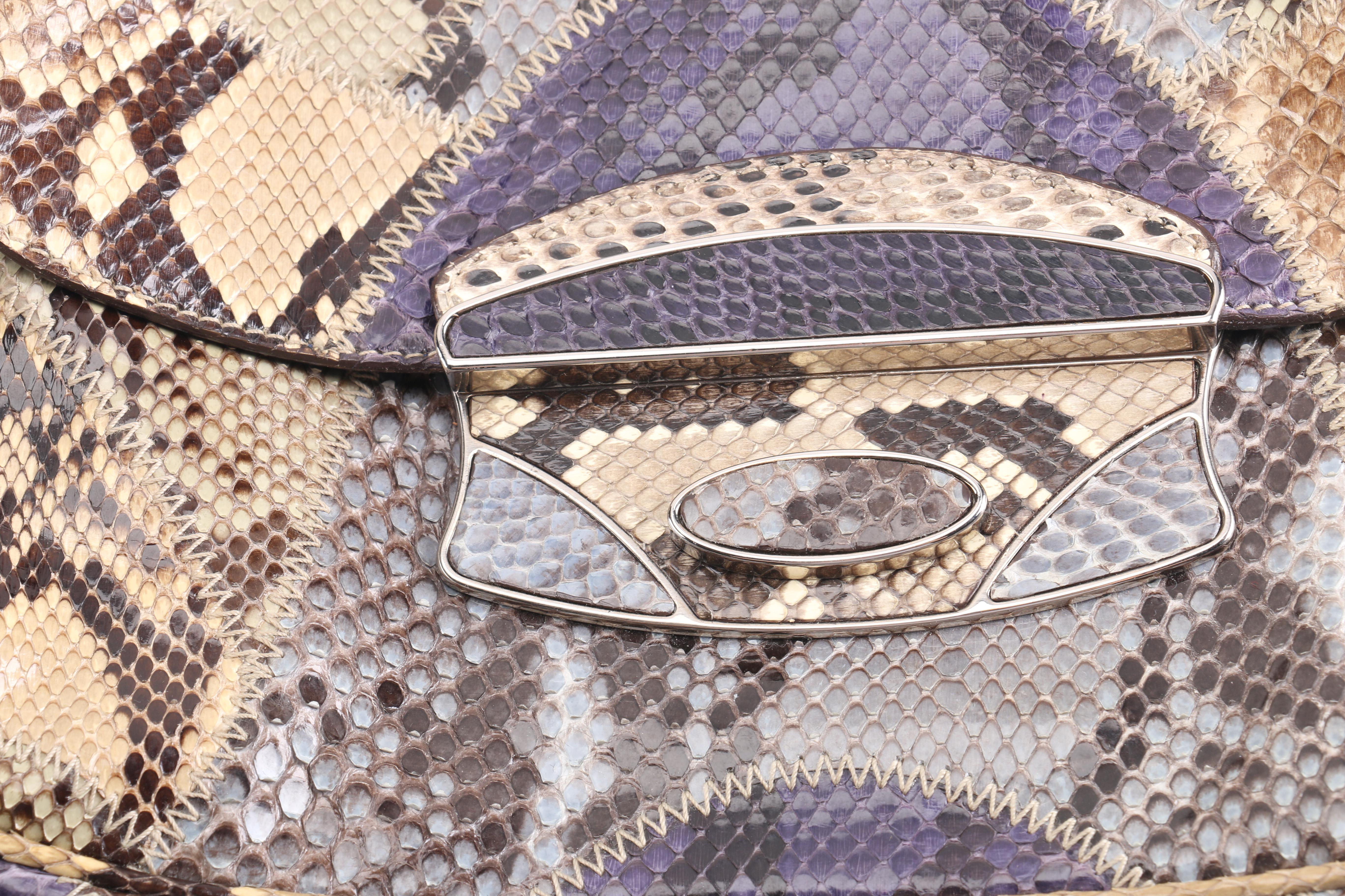 Prada Python Patch Pitone Bag