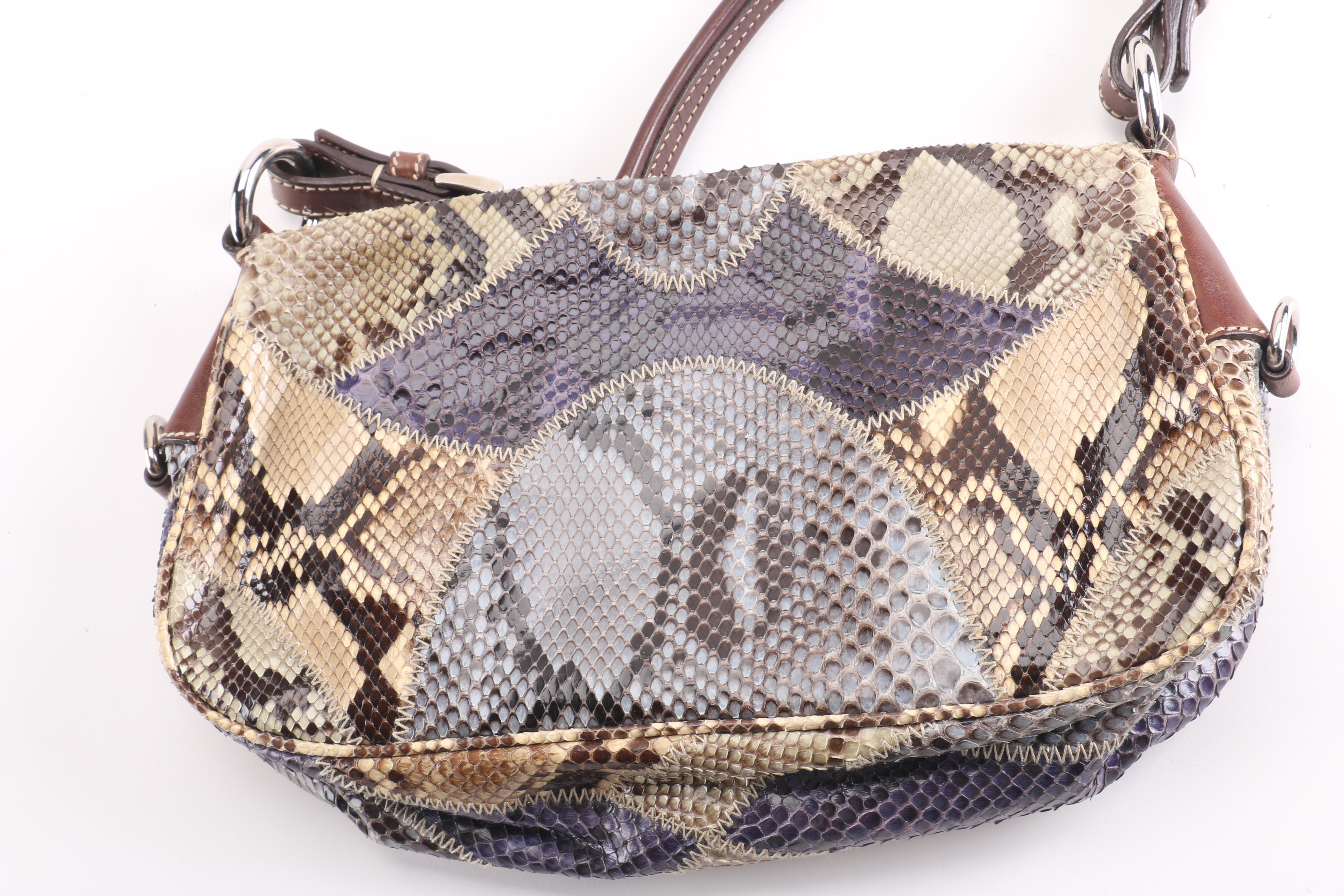 Prada Python Patch Pitone Bag