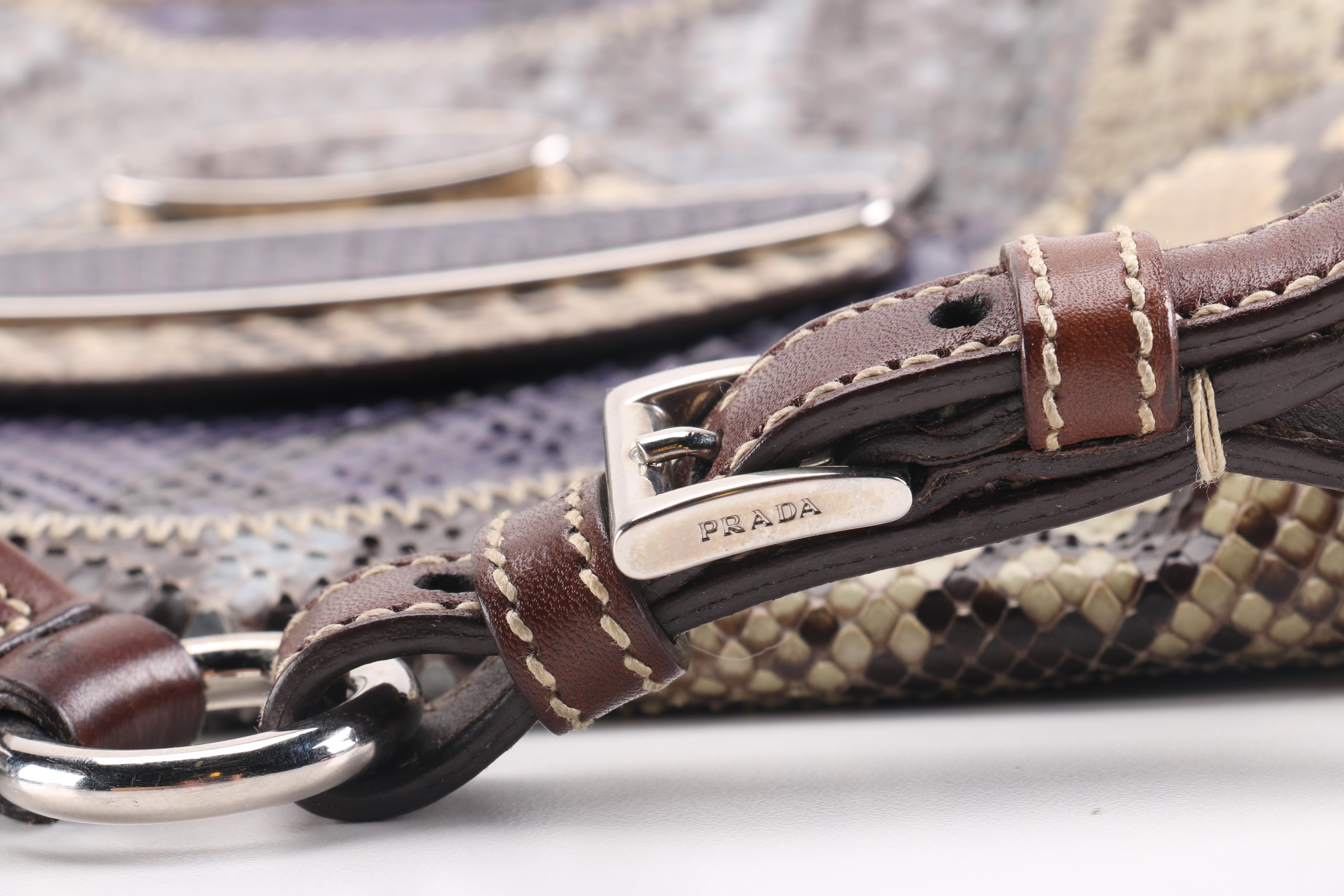 Prada Python Patch Pitone Bag