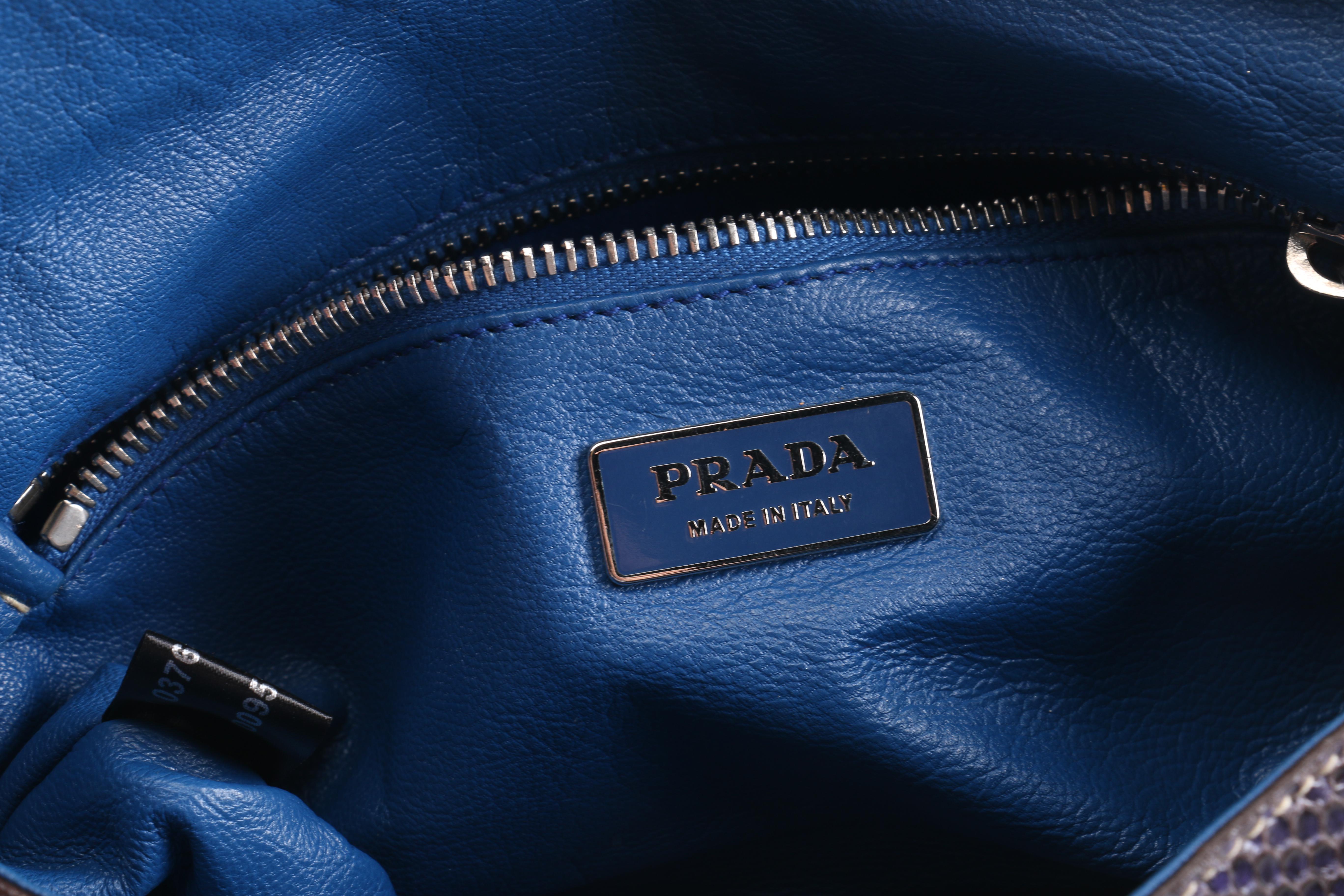 Prada Python Patch Pitone Bag