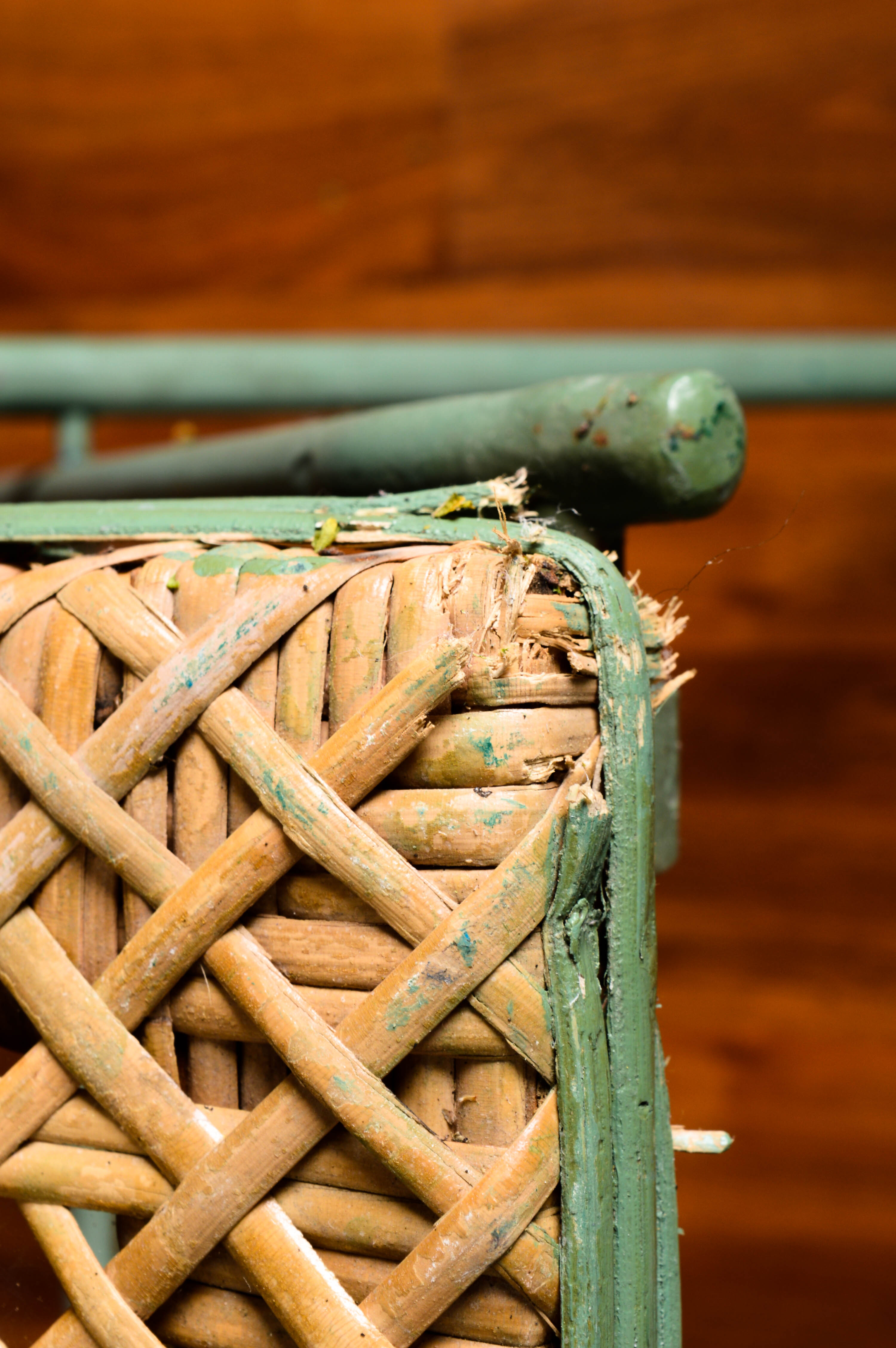 Wicker Folding Patio Chairs