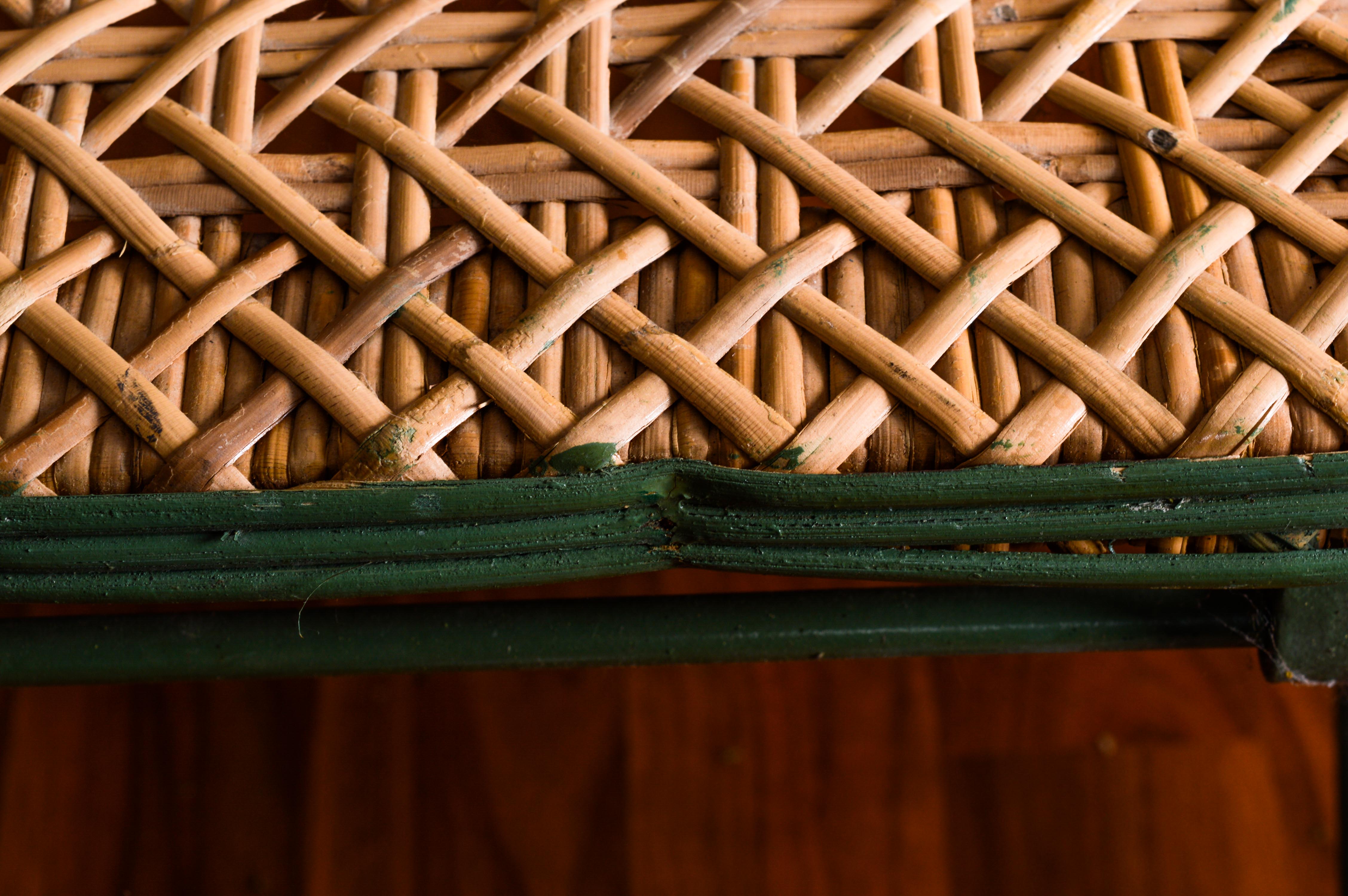 Wicker Folding Patio Chairs