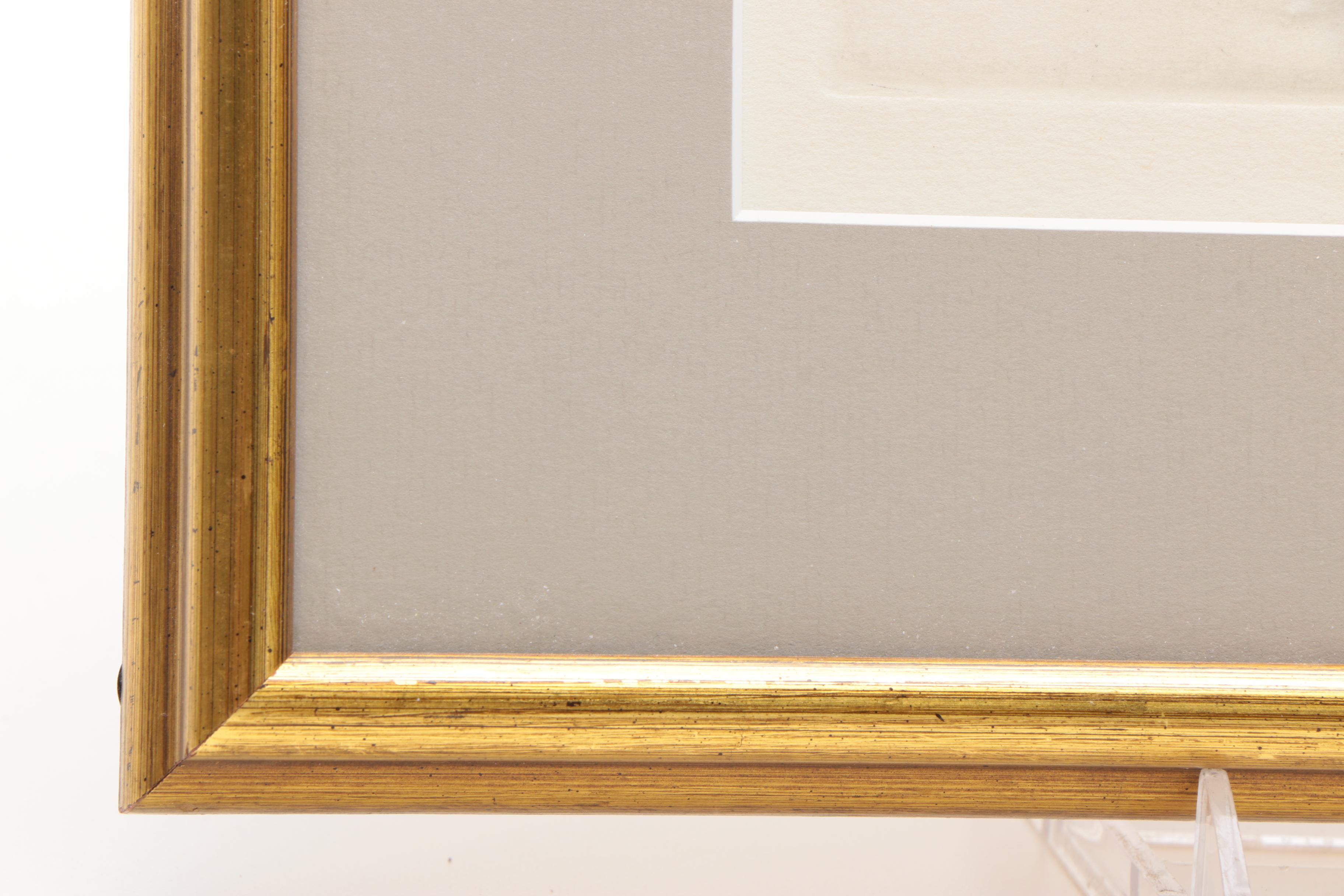 Henri LeRiche Etching with Drypoint of Man at Market Stall