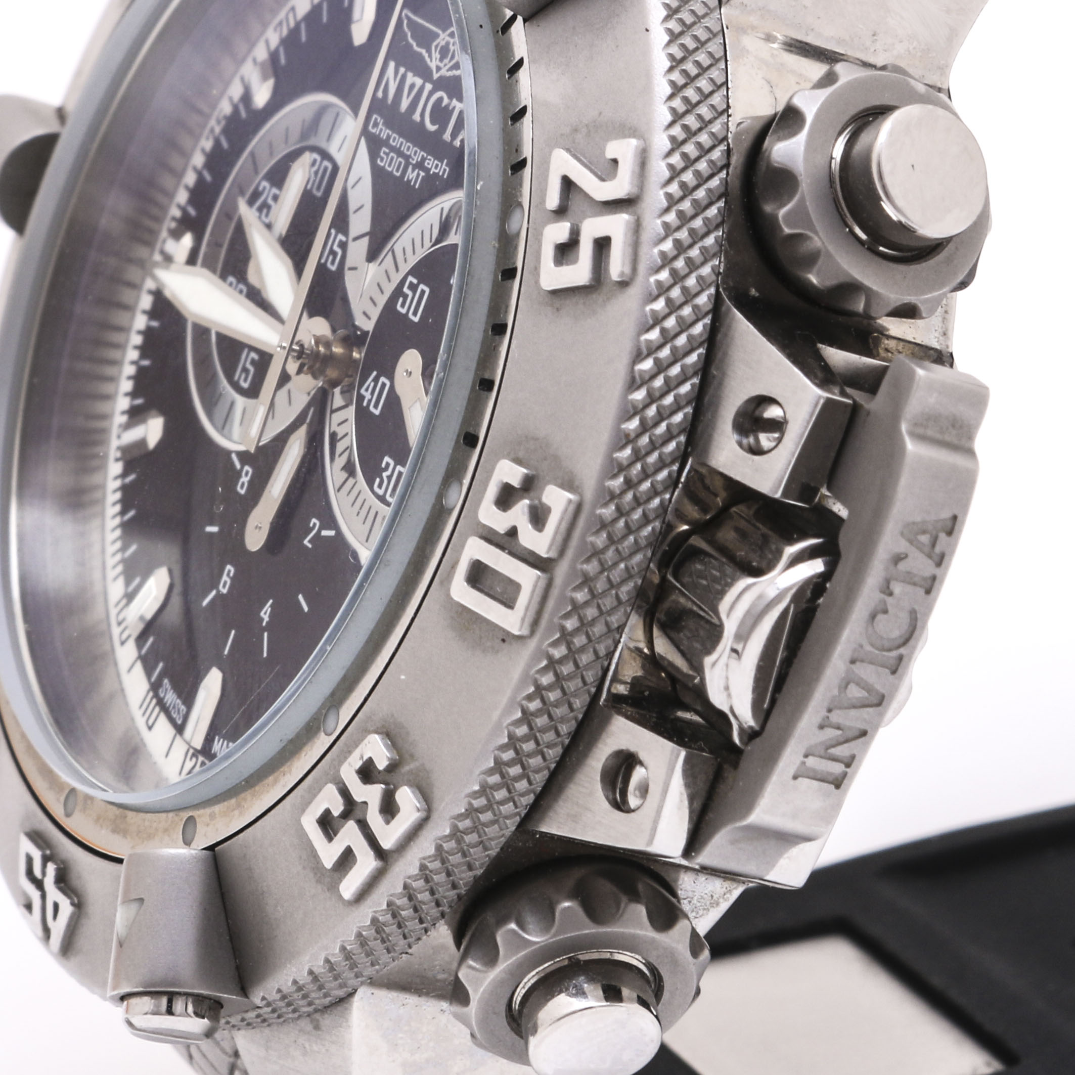 Invicta Stainless Steel Chronograph Watch