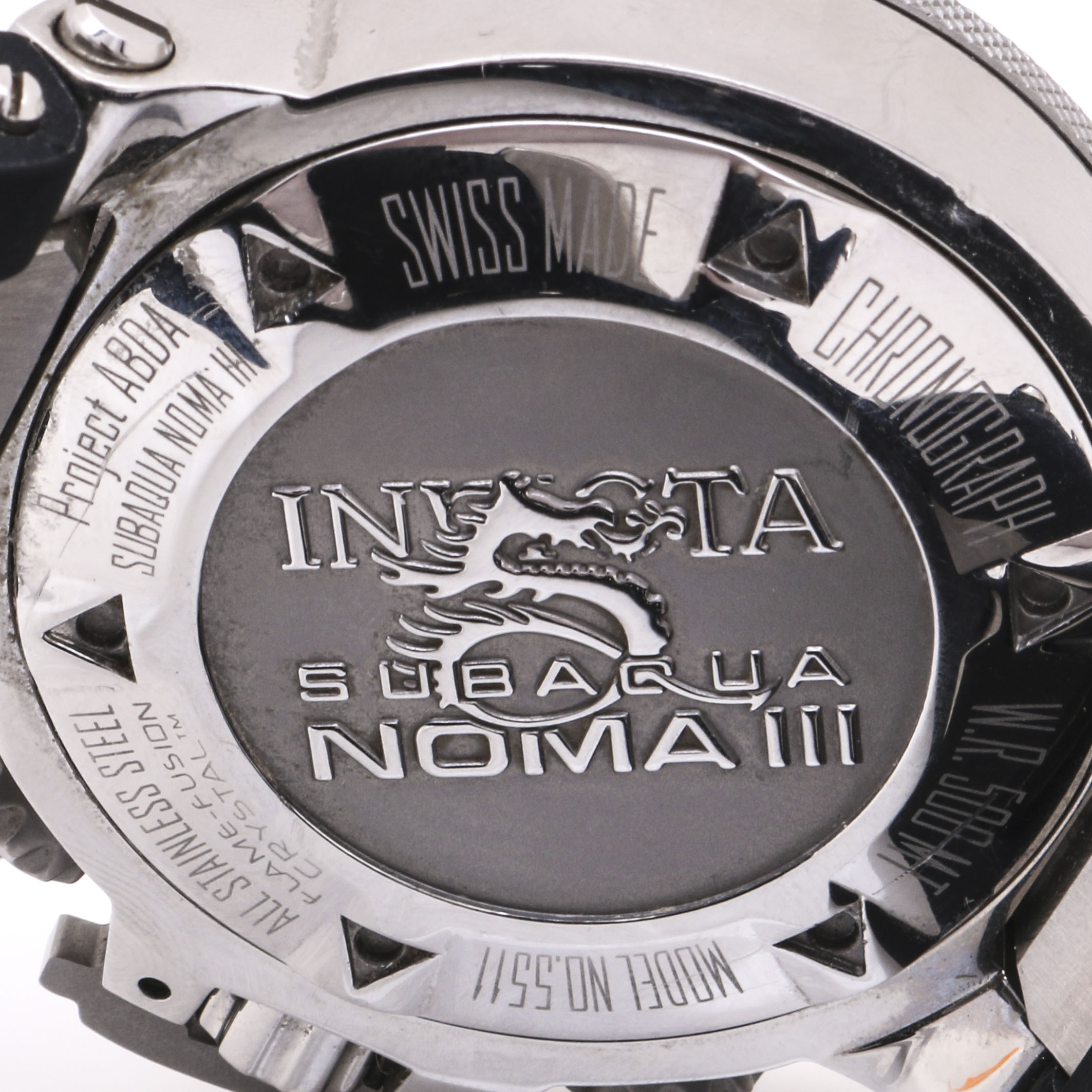 Invicta Stainless Steel Chronograph Watch