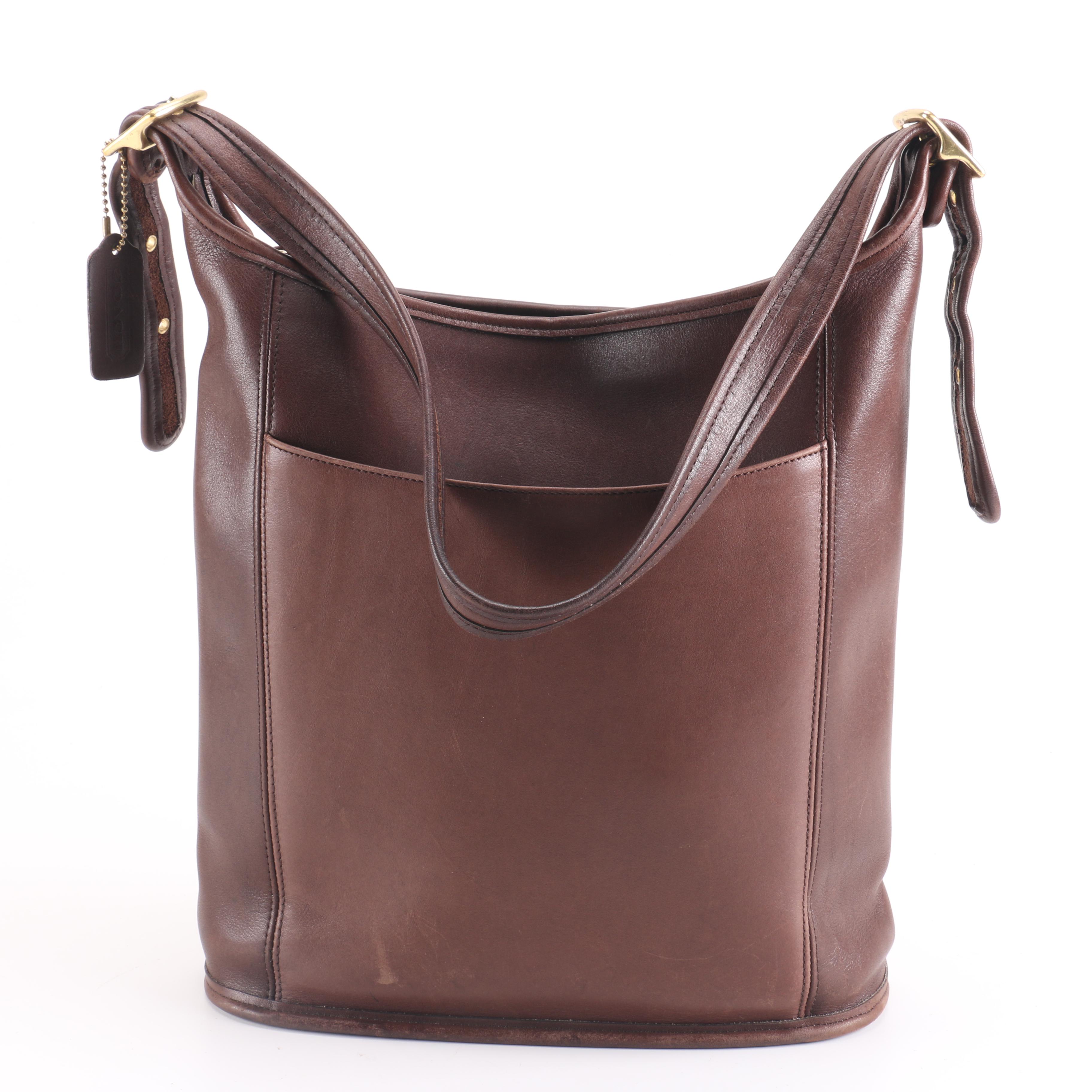 Vintage Coach Legacy Slim Duffle Bag