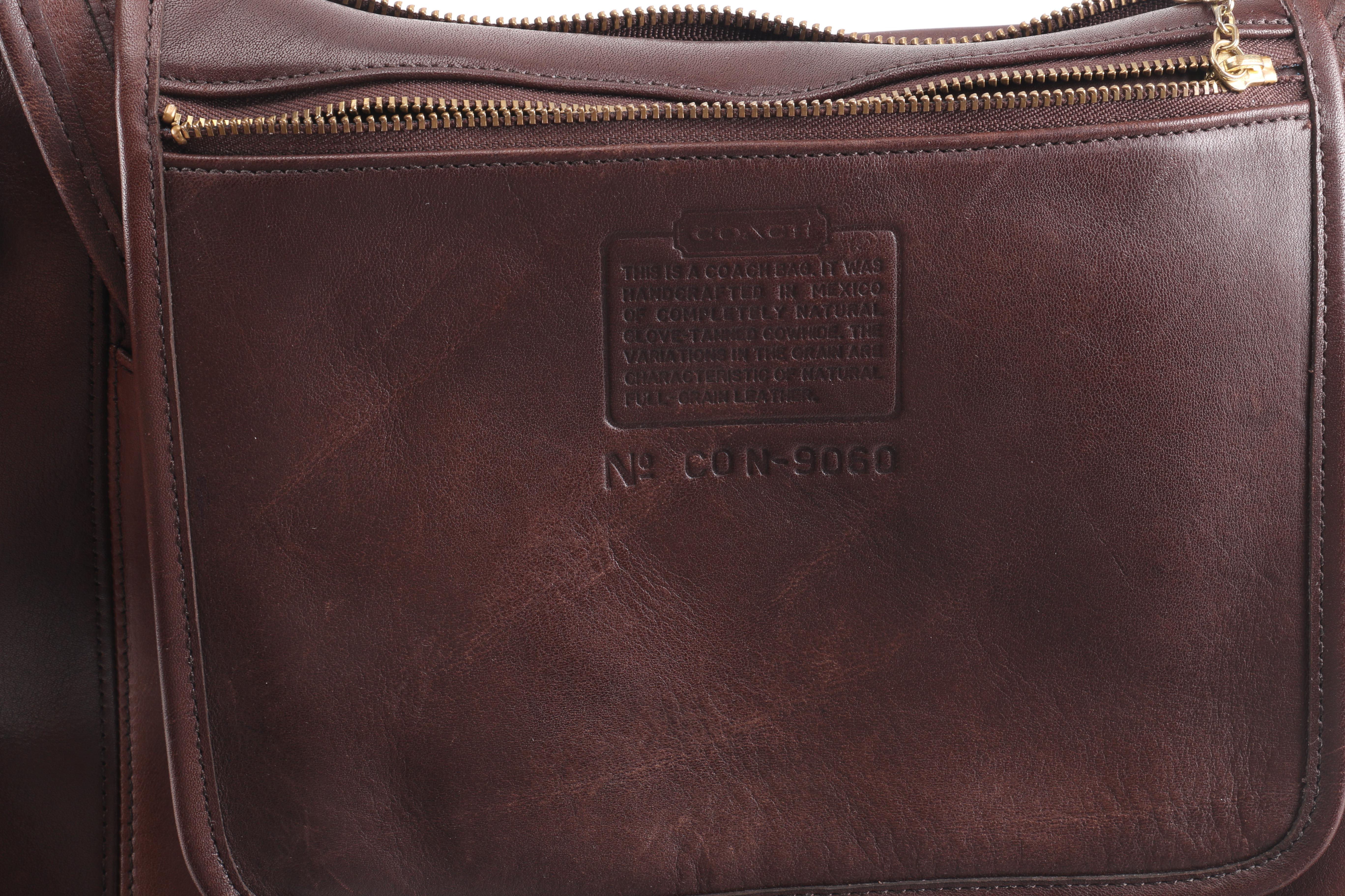 Vintage Coach Legacy Slim Duffle Bag