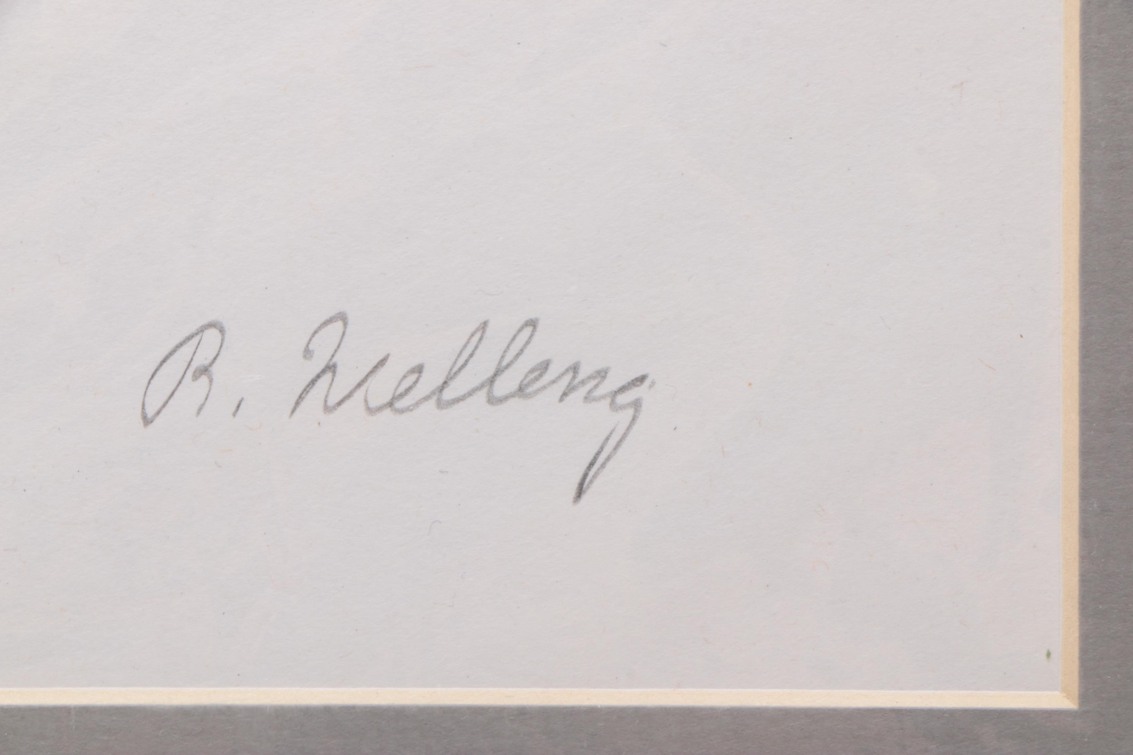 R. Welleng Limited Edition Lithograph "Times Square"