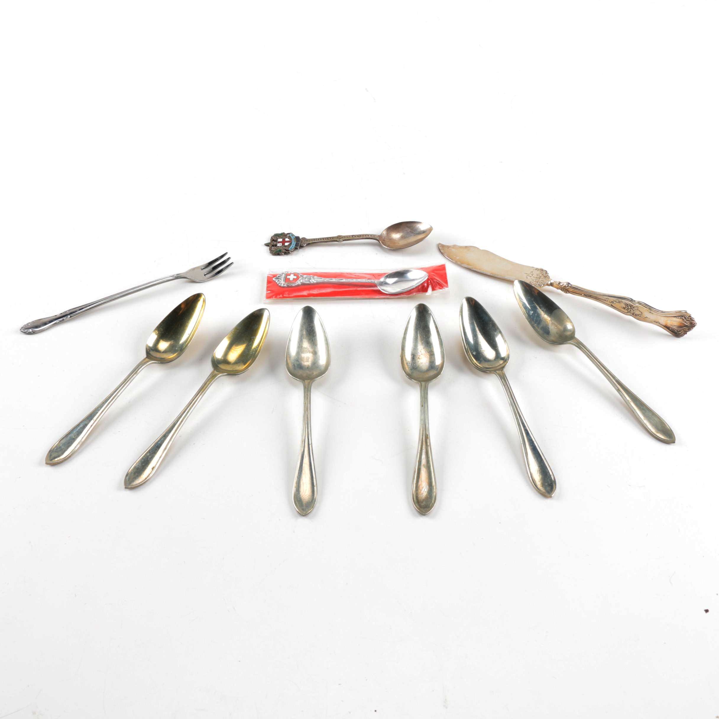 Resilco Nickel Silver Spoons and Assorted Flatware