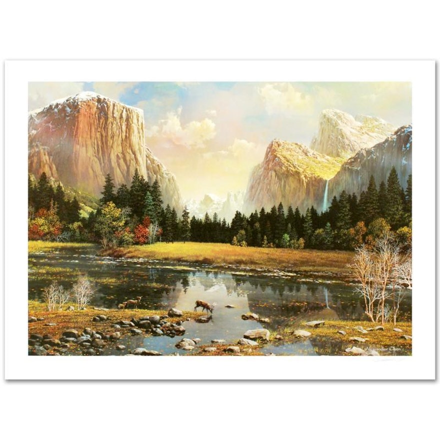 Alexander Chen Limited Edition Lithograph "Yosemite Splendor"