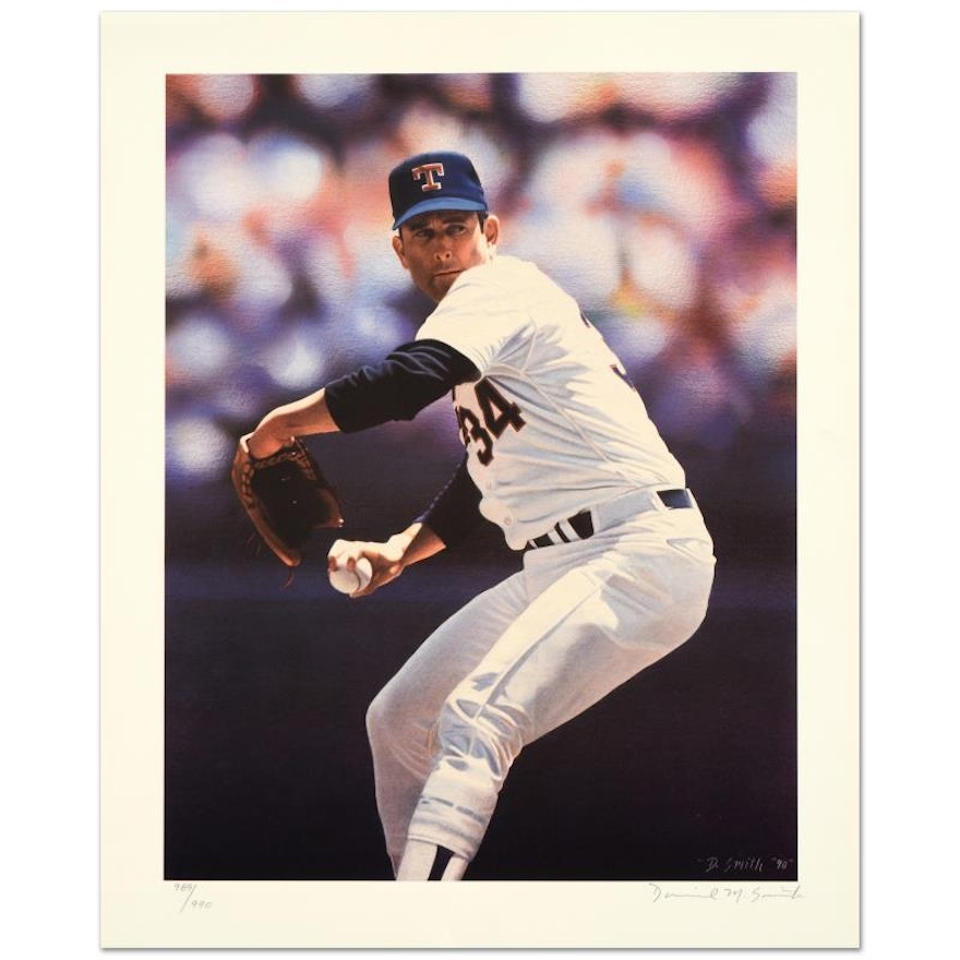 Daniel M. Smith Limited Edition Lithograph "Nolan Ryan"