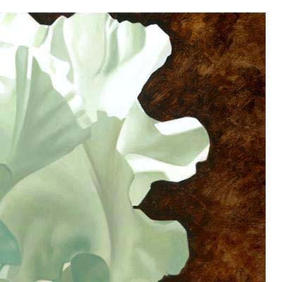 Brian Davis Limited Edition Giclee "Solitary White Iris"