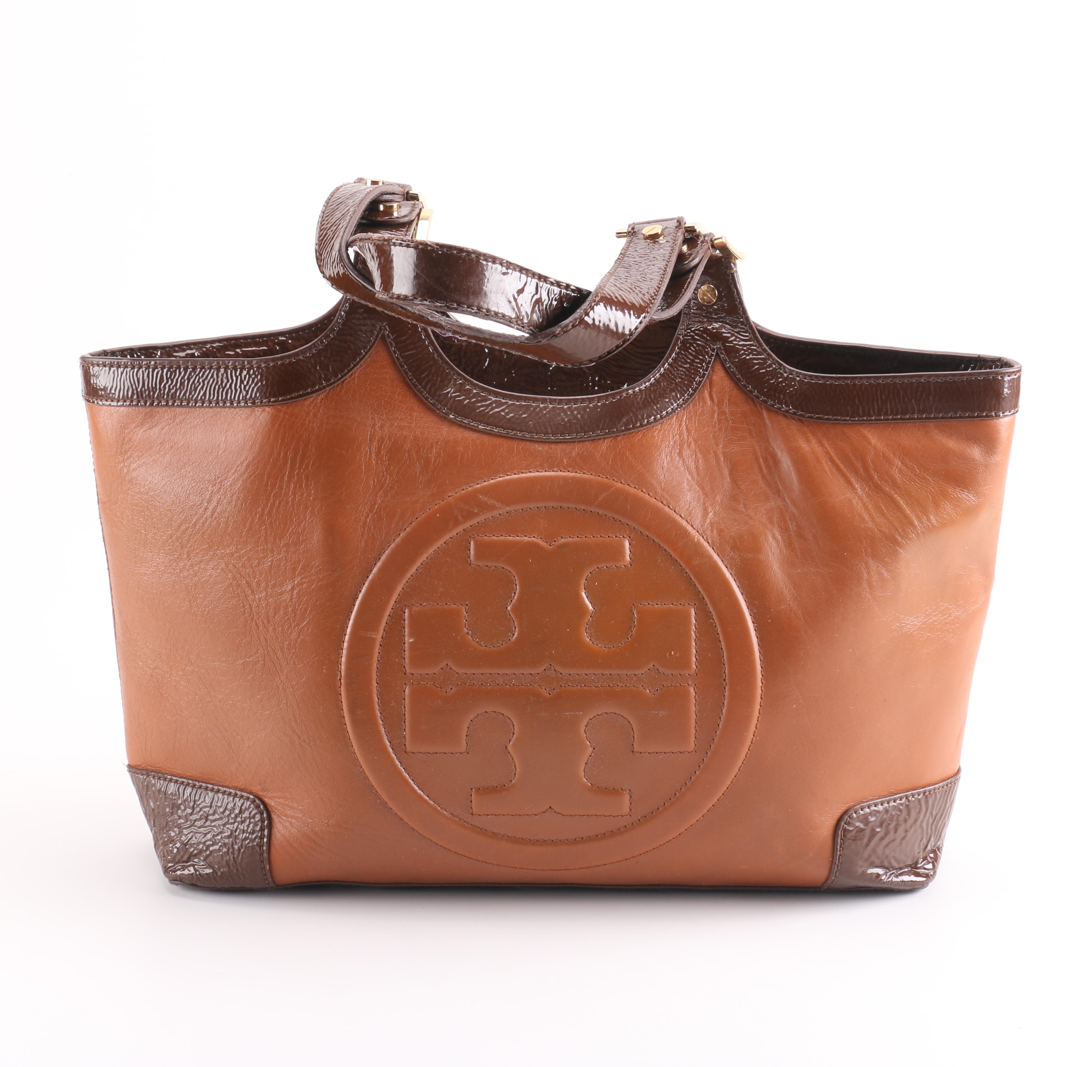 Tory Burch Brown Leather Tote