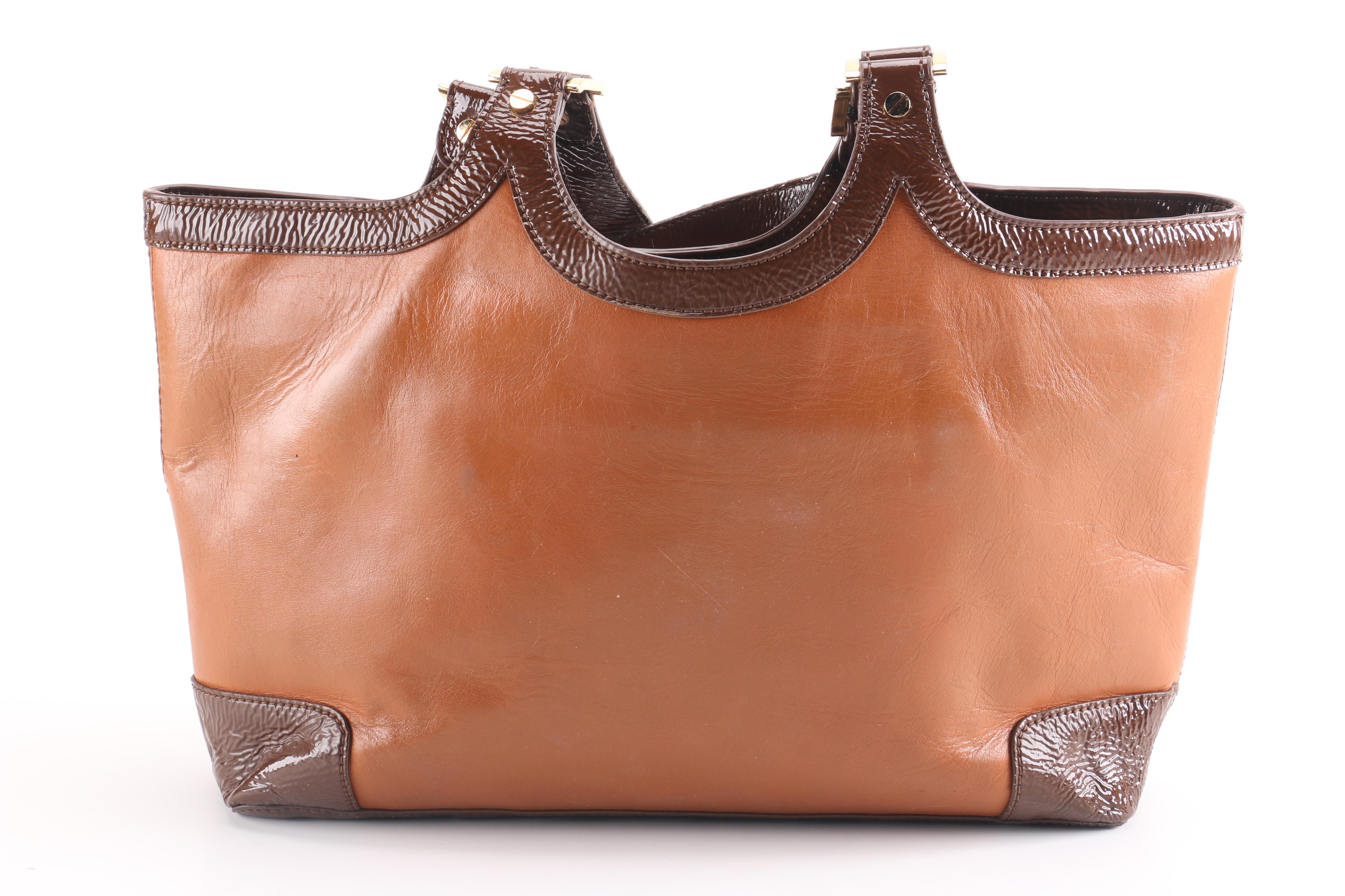 Tory Burch Brown Leather Tote