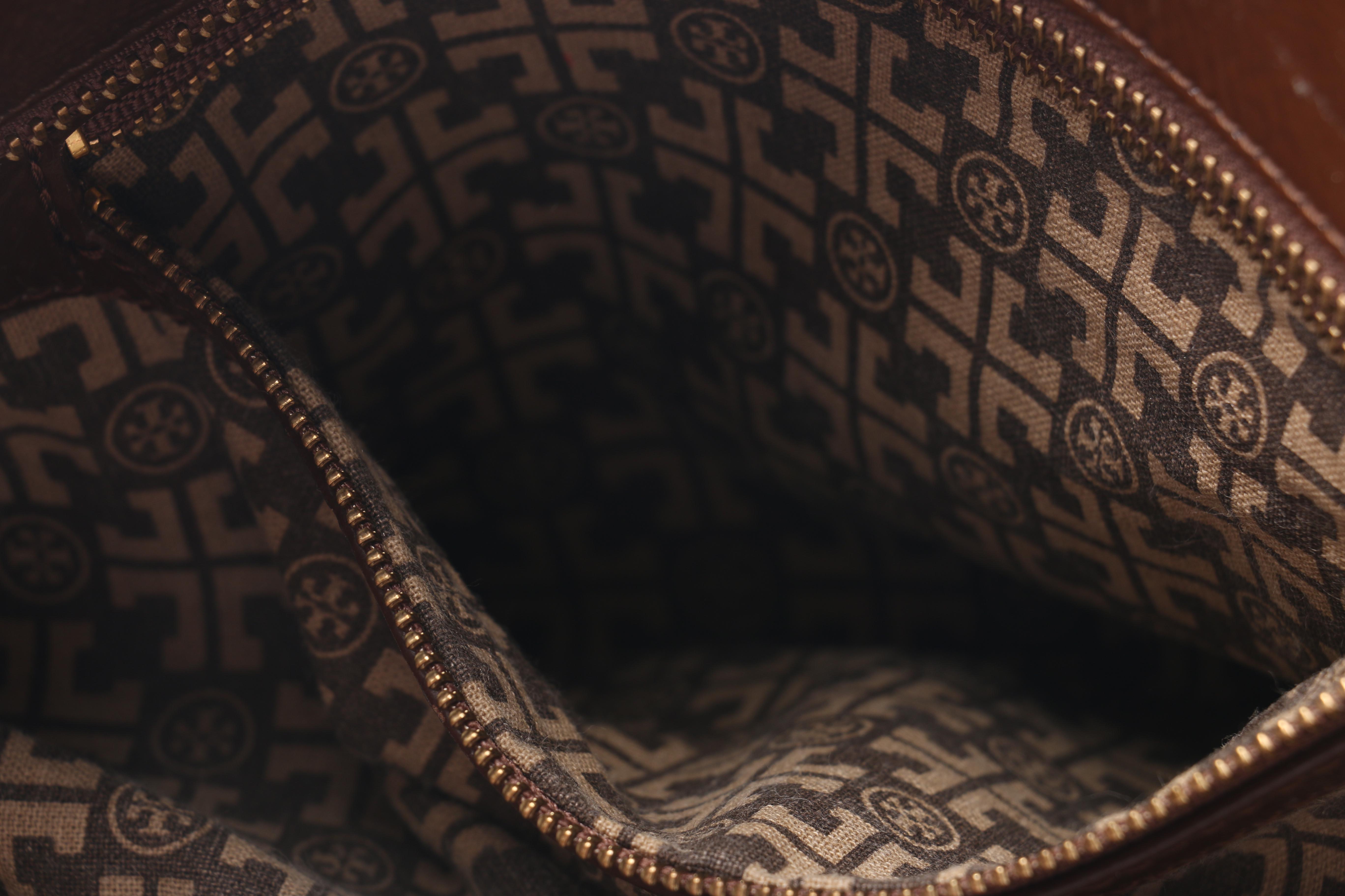 Tory Burch Brown Leather Tote