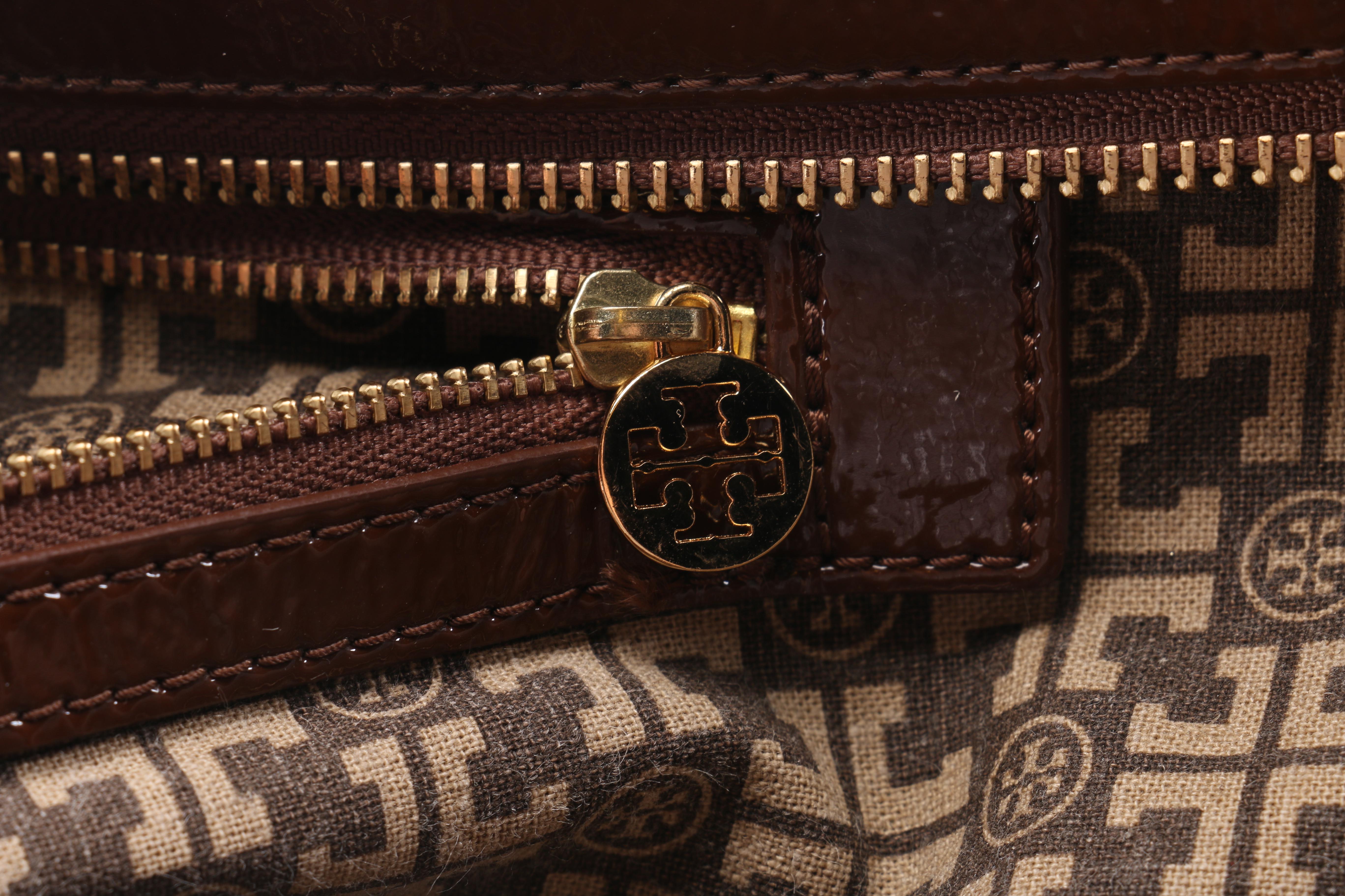 Tory Burch Brown Leather Tote