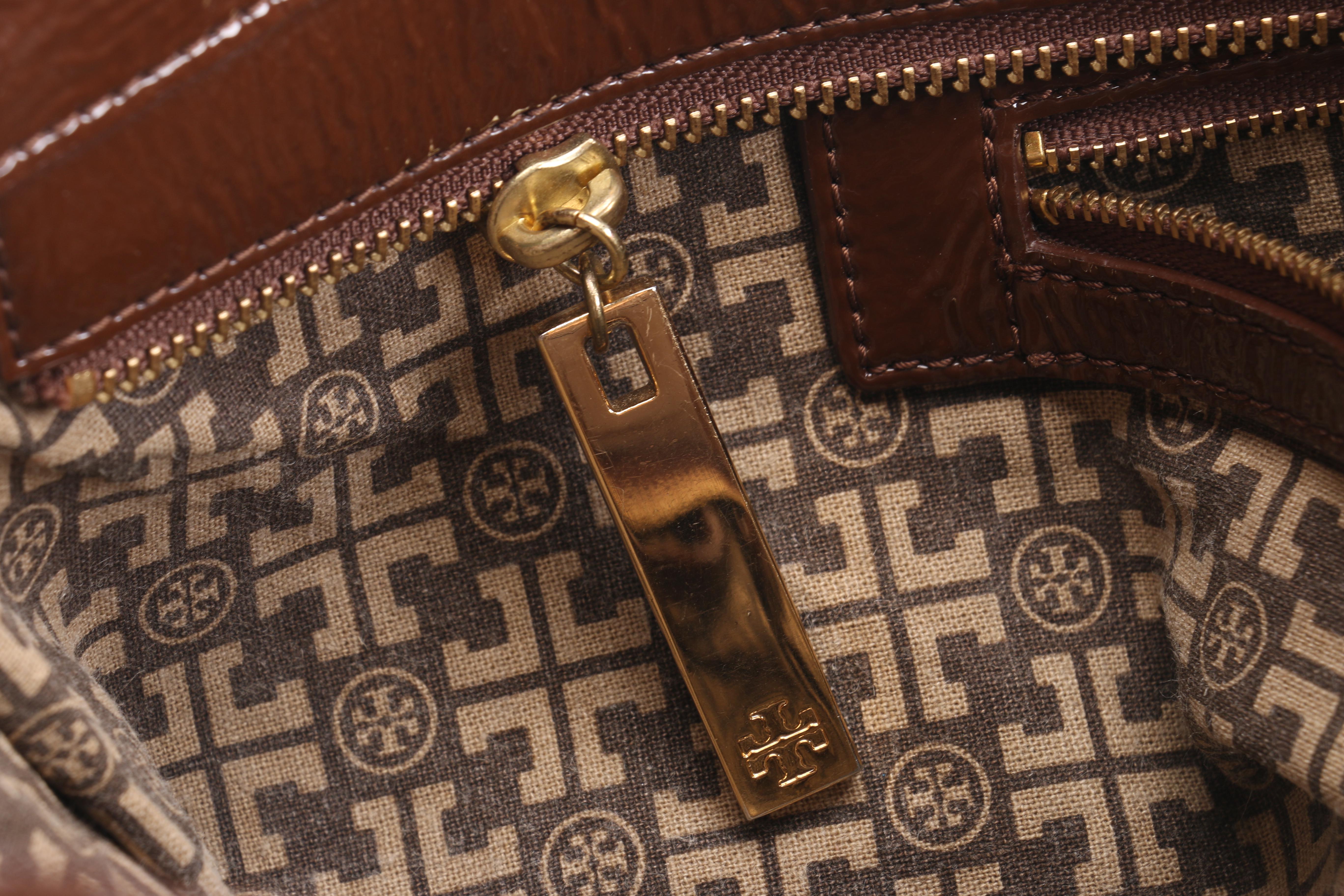 Tory Burch Brown Leather Tote