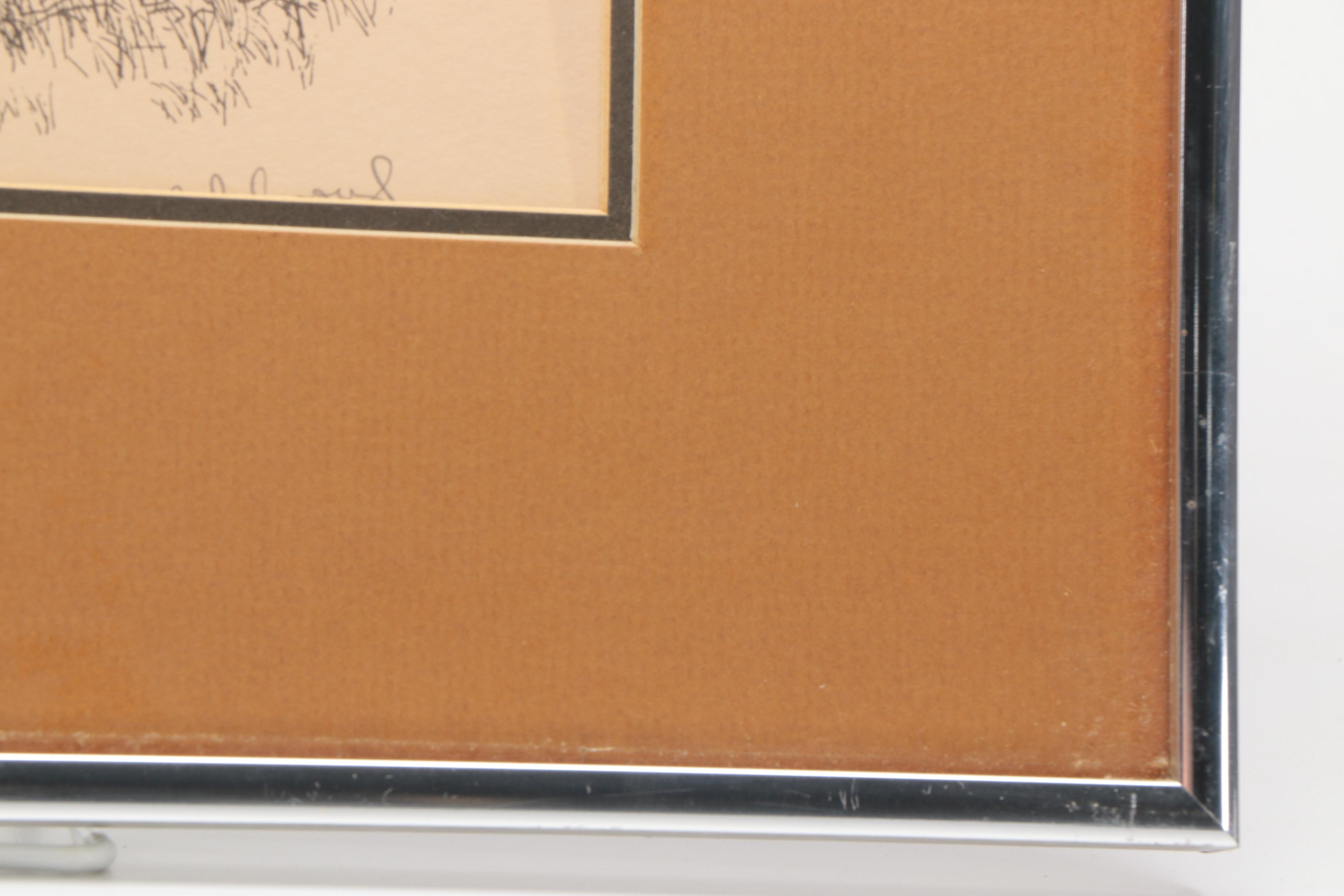 M.J. Blakebrough Lithograph "Three Balloons"