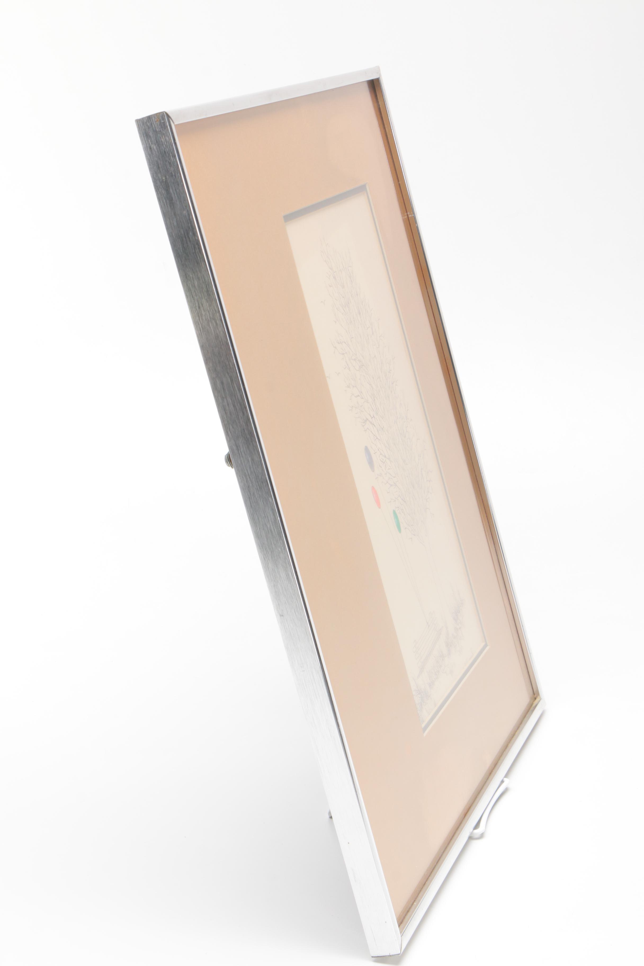 M.J. Blakebrough Lithograph "Three Balloons"