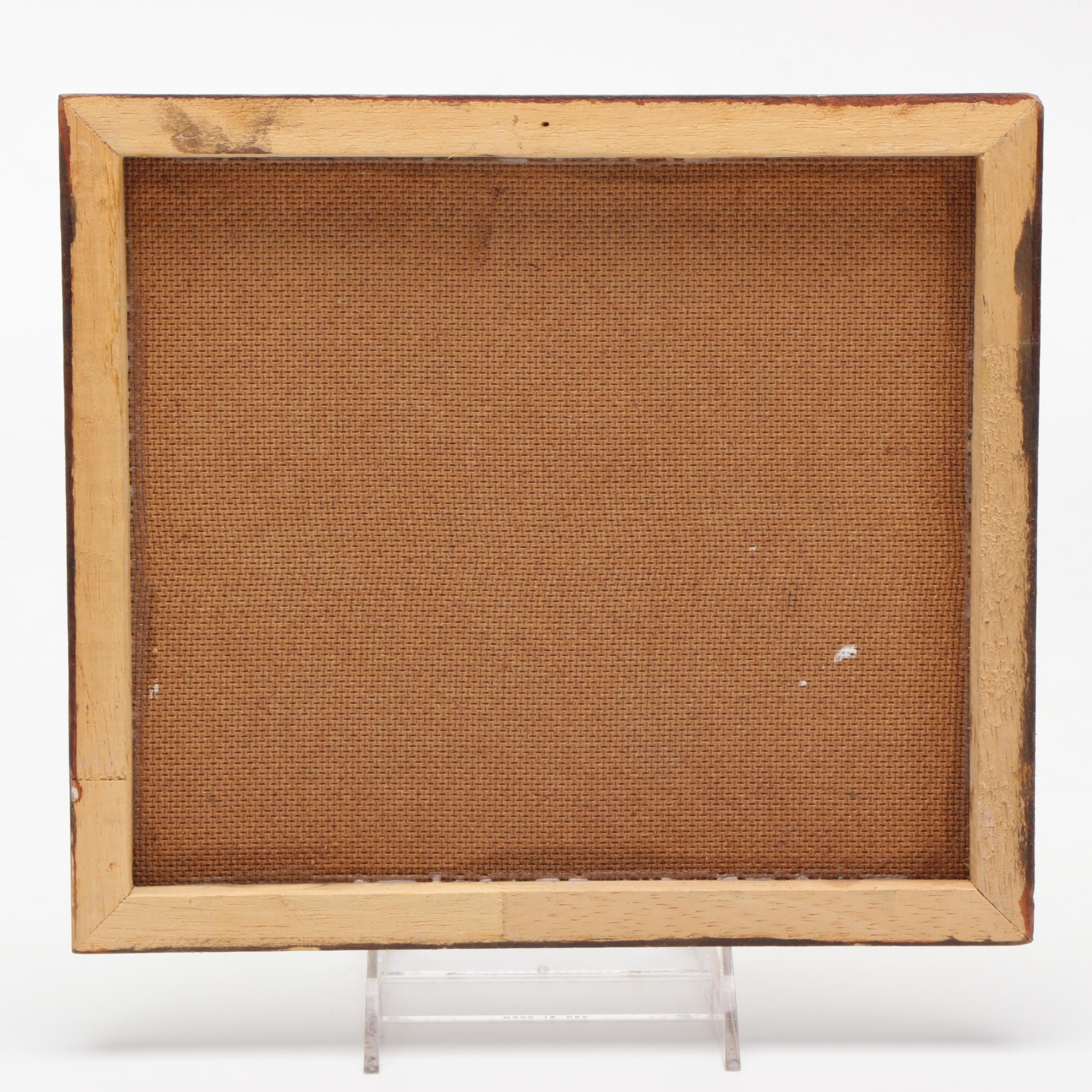 Dino Rio 1984 Acrylic Painting on Canvas Board