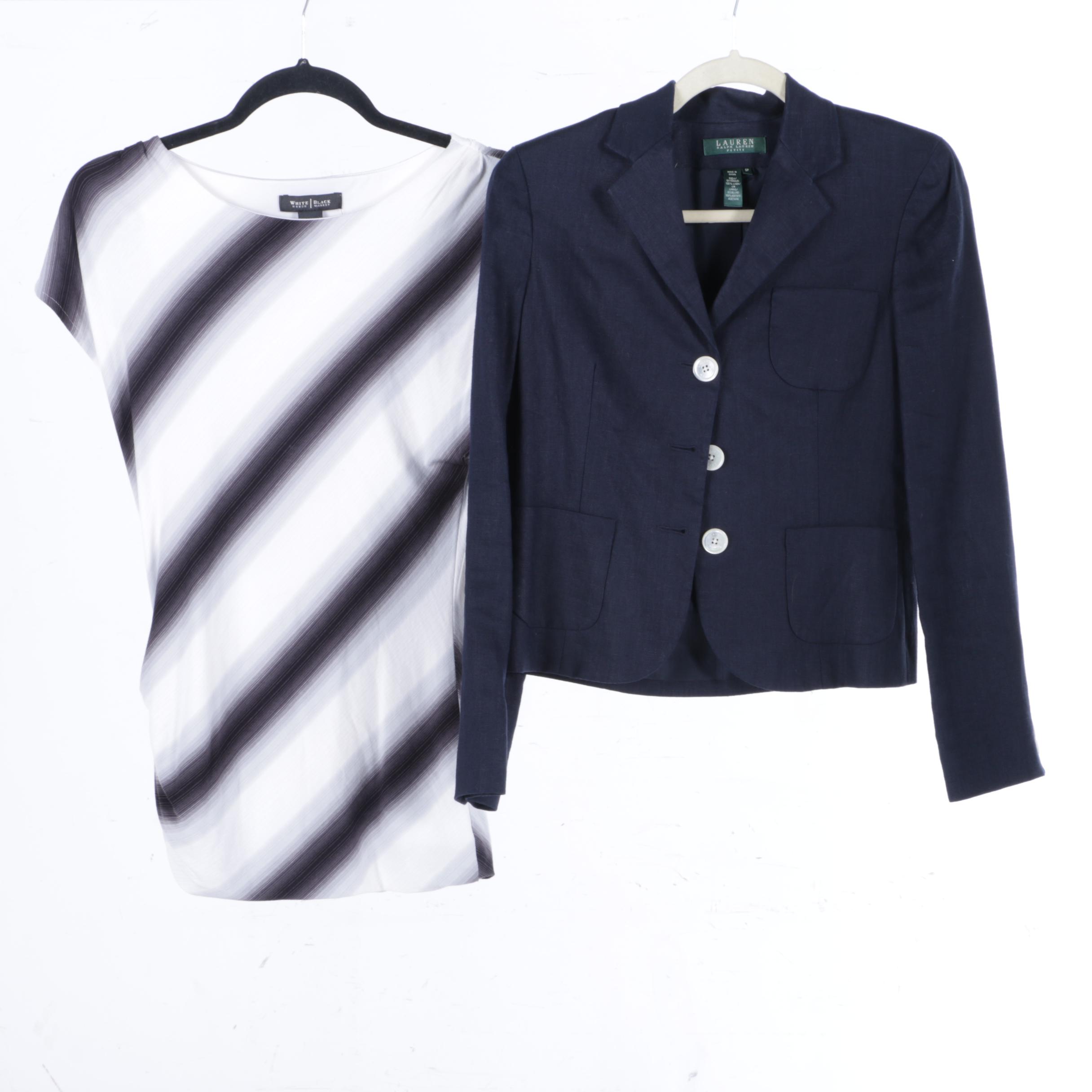 Black and White Designer Tops