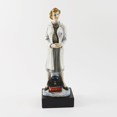 Limited Edition Female Doctor Porcelain Figurine